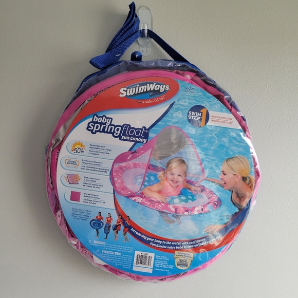 SwimWays | Other | New Swimways Baby Spring Float With Removable Sun ...